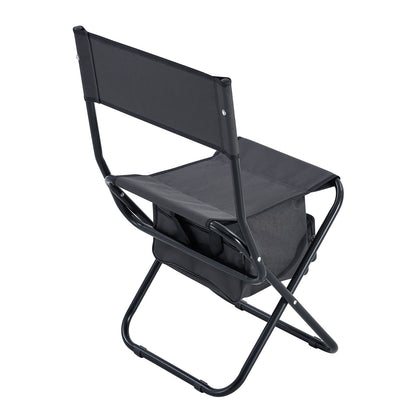 US Local 2-Piece Folding Outdoor Chair With Storage Bag For Camping & Picnics