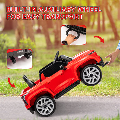 US Local 12V Chevrolet Silverado EV RST Licensed Kids Electric Car with Parent Remote Control