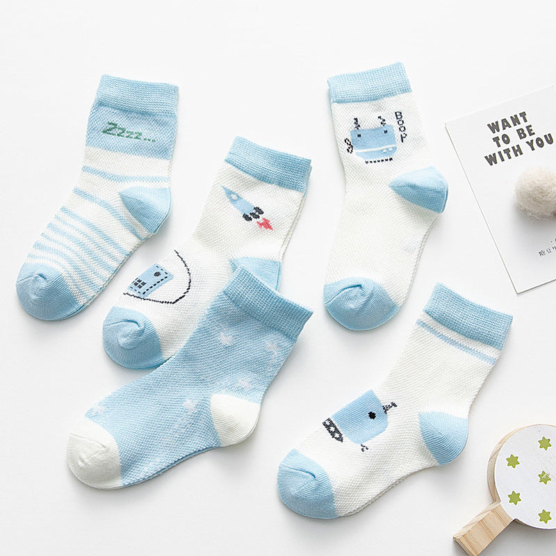 US Local Cotton breathable male and female baby socks