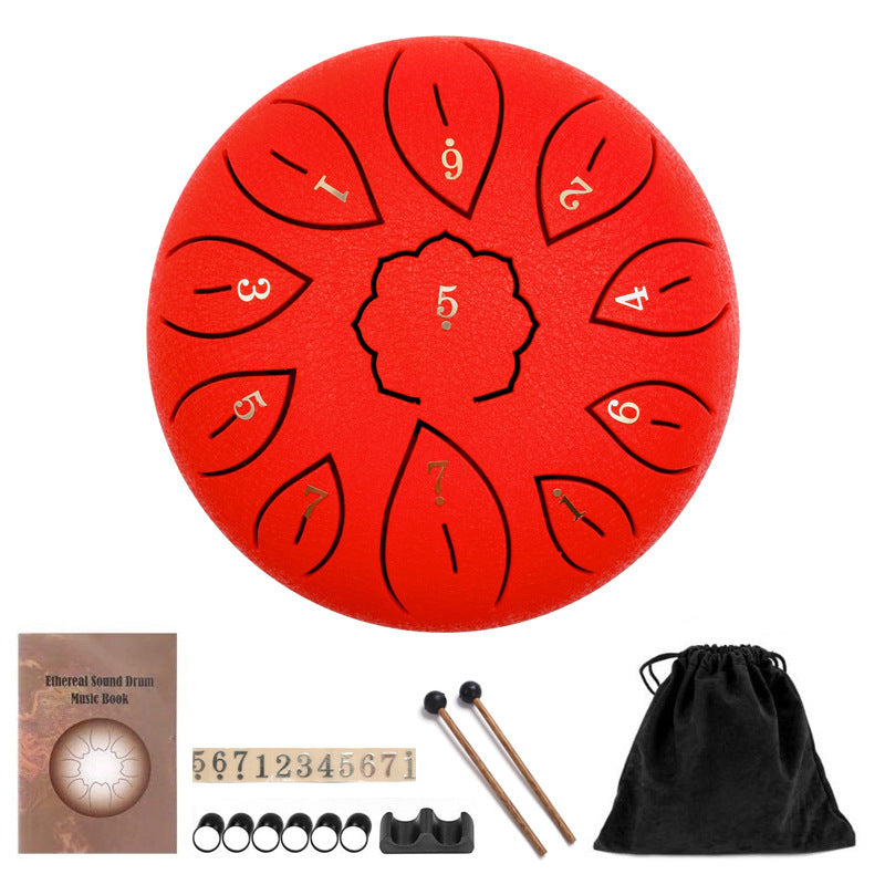 USA Local 6-inch 11-tone Ethereal Drum C Steel Tongue Drum