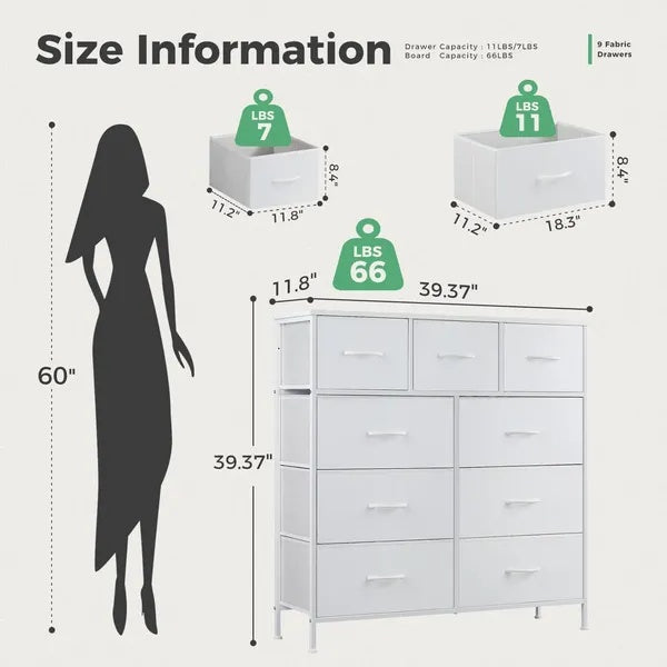 US Local Storage Drawer Wardrobe Tall Cabinet Storage Cabinet