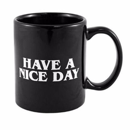 Have a Nice Day Middle Finger Ceramic Mug