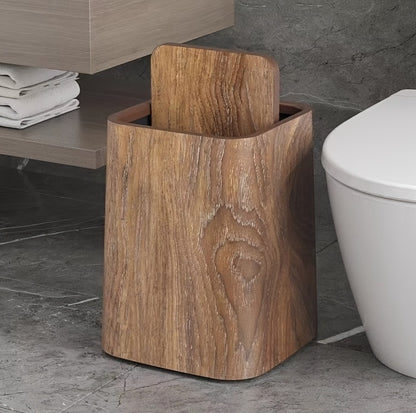 US Local Wood Grain Trash Can