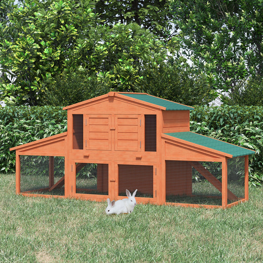 L Outdoor Rabbit Hutch