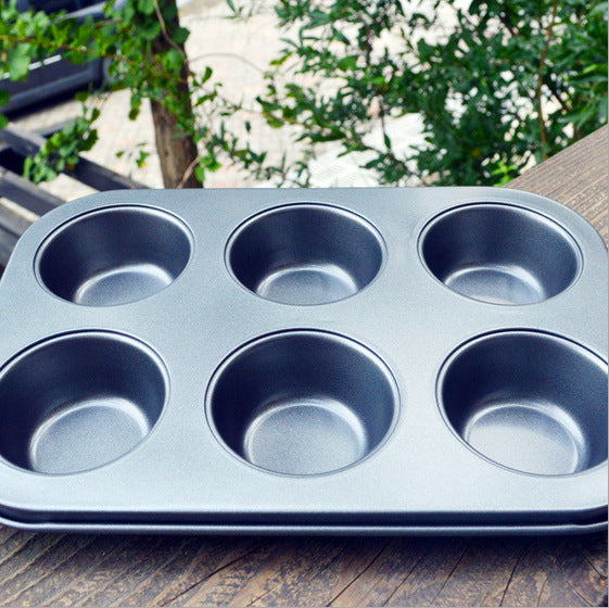 改 Roasting Tool Round 6 Maffen Cake Baking Tray Without Maffen Cake Mold Cupcake Mold
