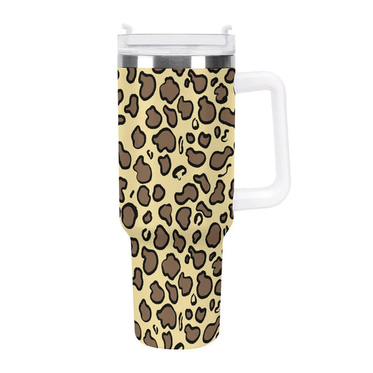 PHDT00403 POD US Local Tumbler 40 oz Large Capacity Car Cup Leopard