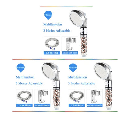 US Local Household Negative Ion Pressurized Shower Head