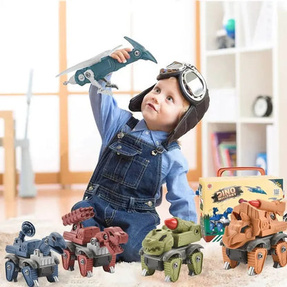 US Local 5 Pack Dinosaur Toys For Kids Age 3, Take Part Toys Dinosaur Building Toys Set For Toddler