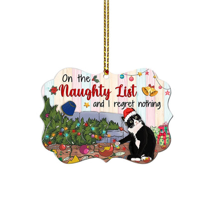 Black Cat Christmas Decorations Acrylic Double-sided Printing Ornaments