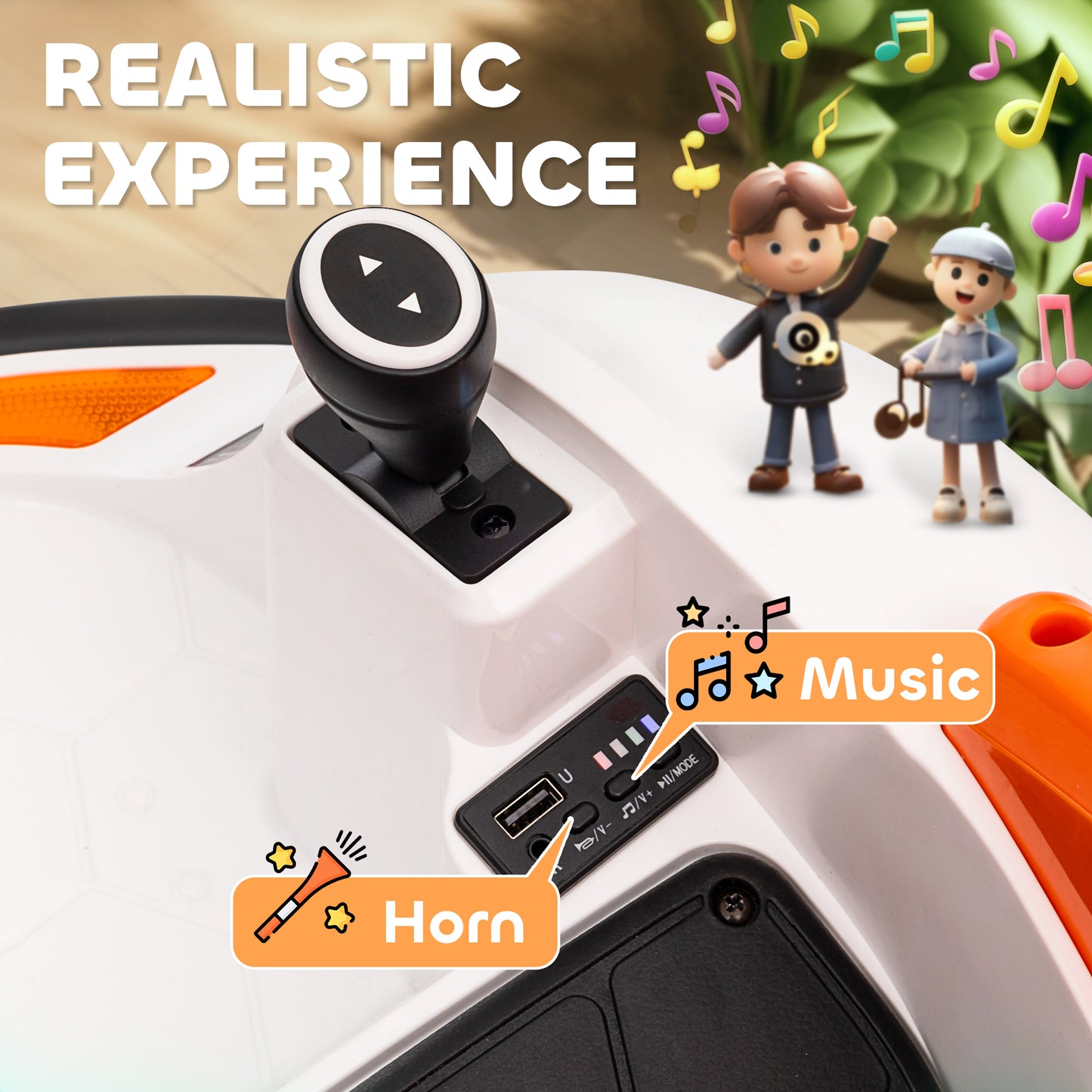 US Local 12V Electric Ride on Bumper Car for Kids 1.5-5 Years Old