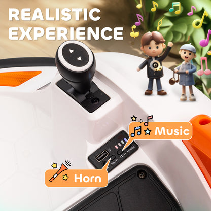 US Local 12V Electric Ride on Bumper Car for Kids 1.5-5 Years Old