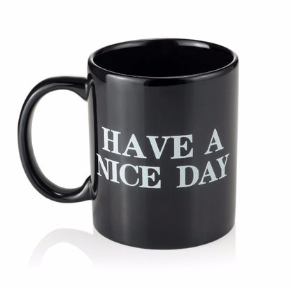 Have a Nice Day Middle Finger Ceramic Mug