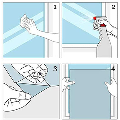 US Local 4Sheets Christmas Snowflake Window Clings Stickers For Glass Reusable Double Sided Self Adhesive Static Stickers Xmas Snowflake Reindeer Santa Window Decals Decorations Stickers For Christmas Window D