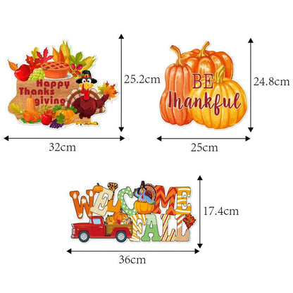Thanksgiving Party Decoration Pumpkin Door Hanging