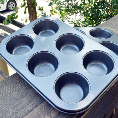 改 Roasting Tool Round 6 Maffen Cake Baking Tray Without Maffen Cake Mold Cupcake Mold