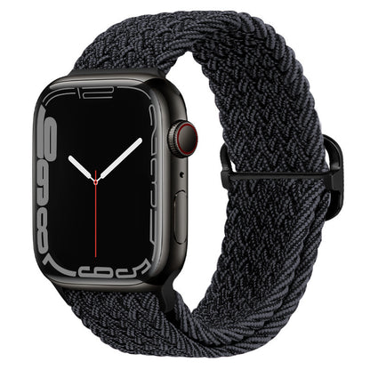 Double Loop Nylon Loop Woven Rainbow Watch Strap