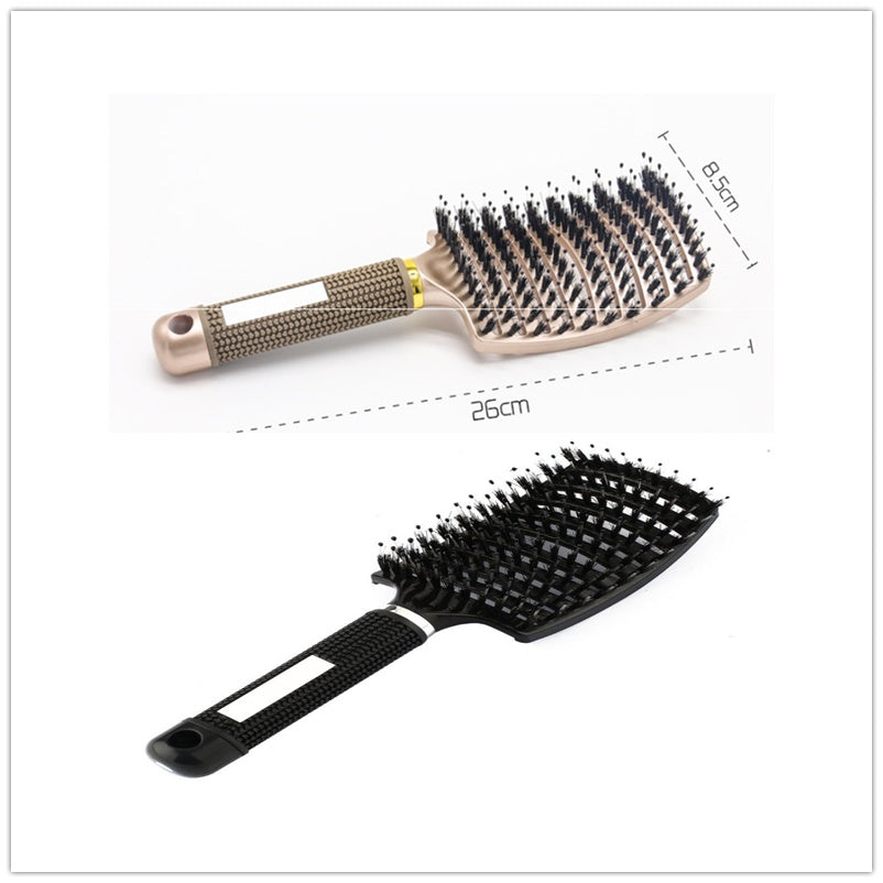 US Local Hairbrush Anti Klit Brushy Haarborstel Women Detangler Hair Brush Bristle Nylon Scalp Massage  Teaser Hair Brush Comb