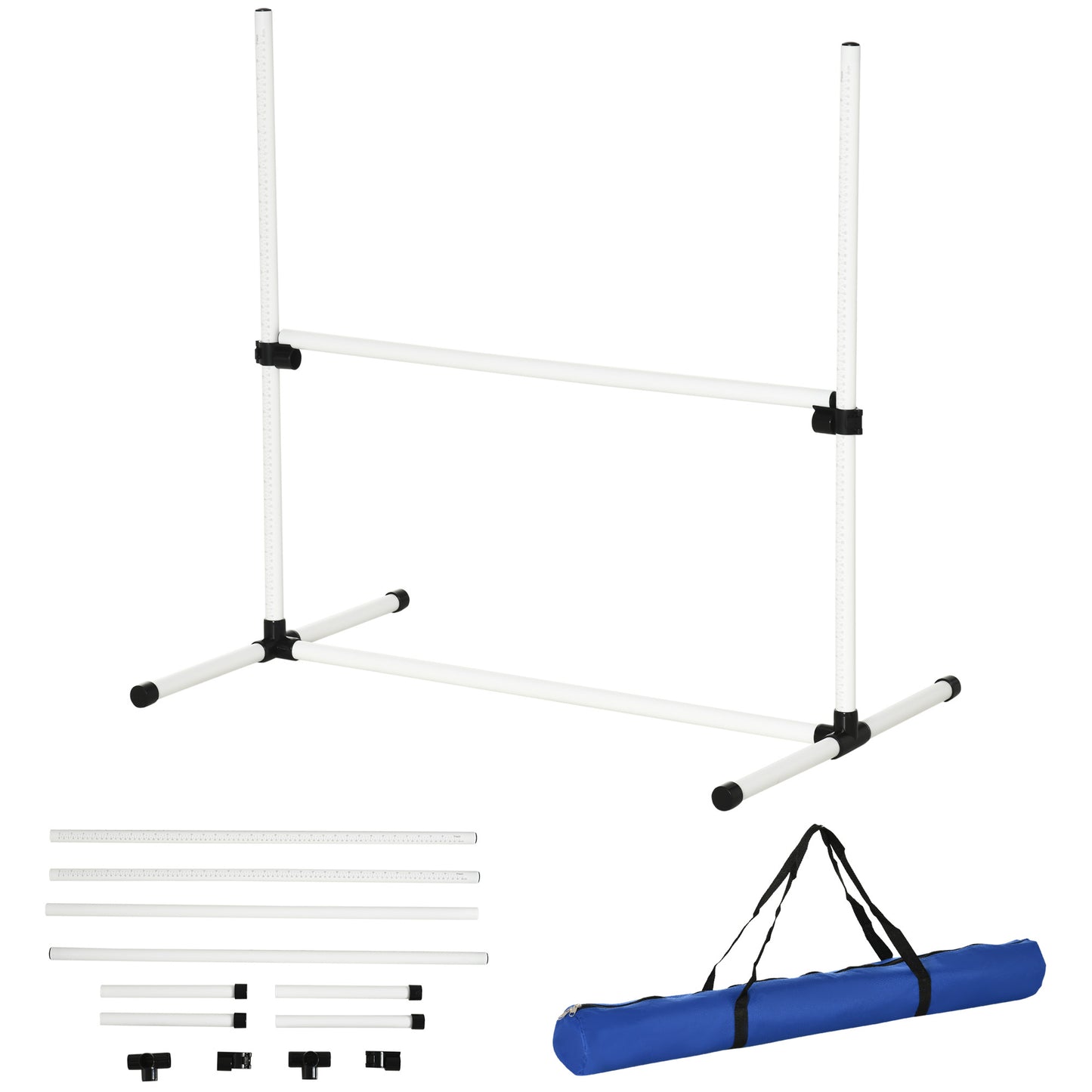 US Local 4-piece Dog Agility Training Equipment With Height-adjustable Jumping Poles