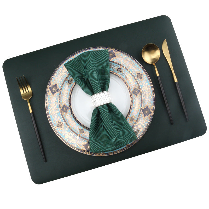 Home High-grade Leather Placemat