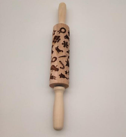 US Local Rolling Pin Christmas Embossing