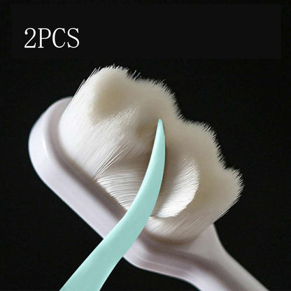 US Local Ultra-fine Toothbrush Super Soft Bristle Deep Cleaning Brush Portable For Oral Care Tools Teeth Care Oral Cleaning Travel