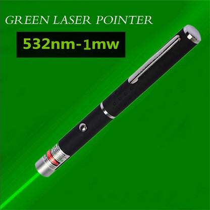 US Local Pet Toy Green Laser Pointer Pen Light Single Beam High Power Lazer Flashlight 900Miles 1mW 532nm Torch