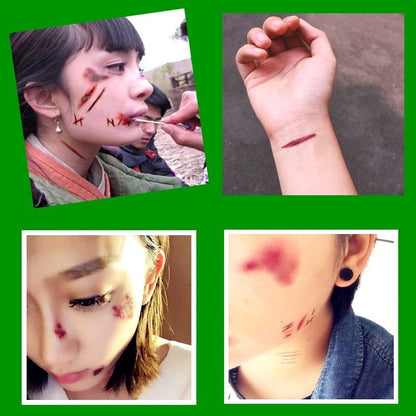 Halloween Wound Tattoo Sticker