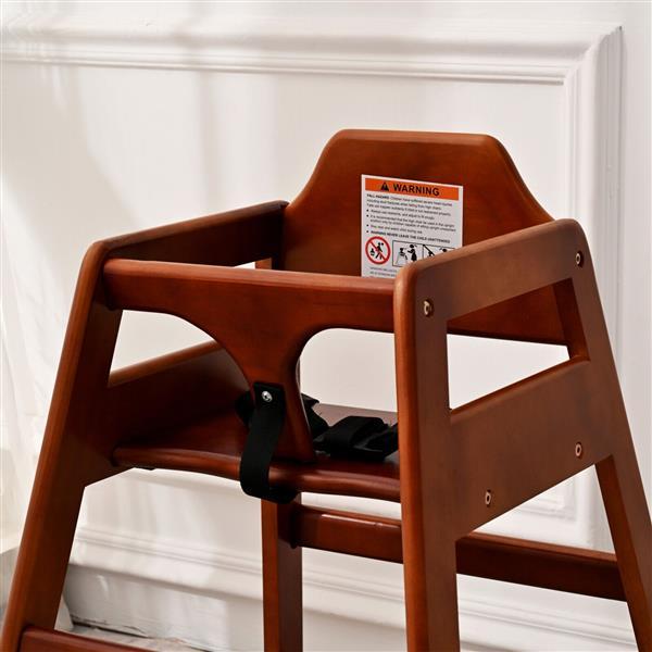 US Local Wooden Double Solid Wood Feeding Baby Height Increasing Chair