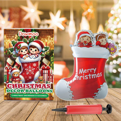 US Local Dowmoo Christmas Balloon Balloon Standing Santa Claus Reindeer Christmas Tree Event Atmosphere Decoration
