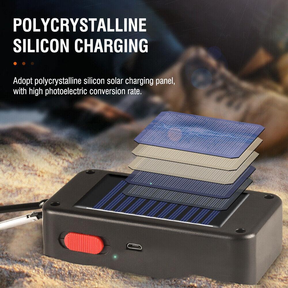 US Local Solar Portable Camping Lantern, Tent Lantern, Rechargeable Hiking Lantern