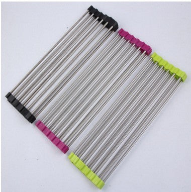 US Local Folding Kitchen Drain Sink Rack Stainless Steel