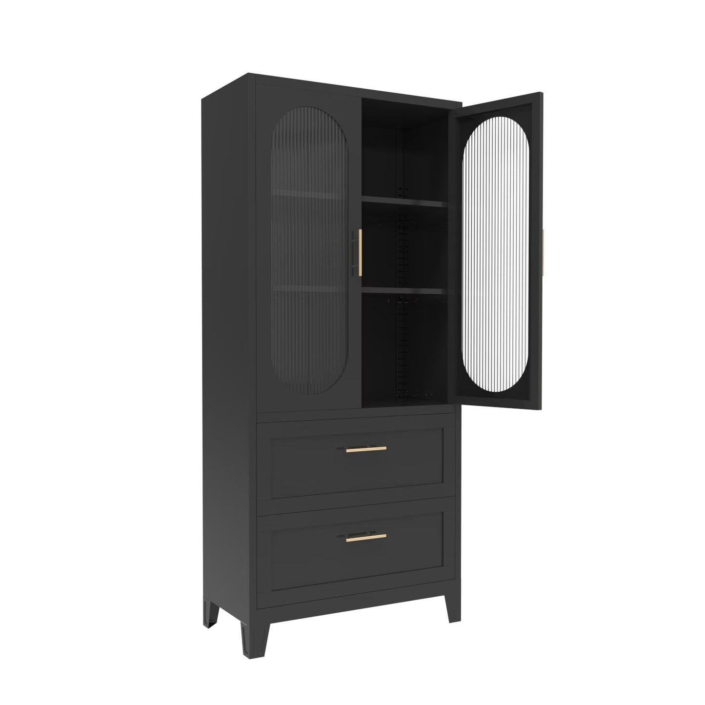 US Local 2 Doors 2 Drawers Cabinet