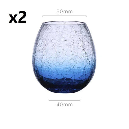 Modern Minimalist Good-looking Ice Crack Glass