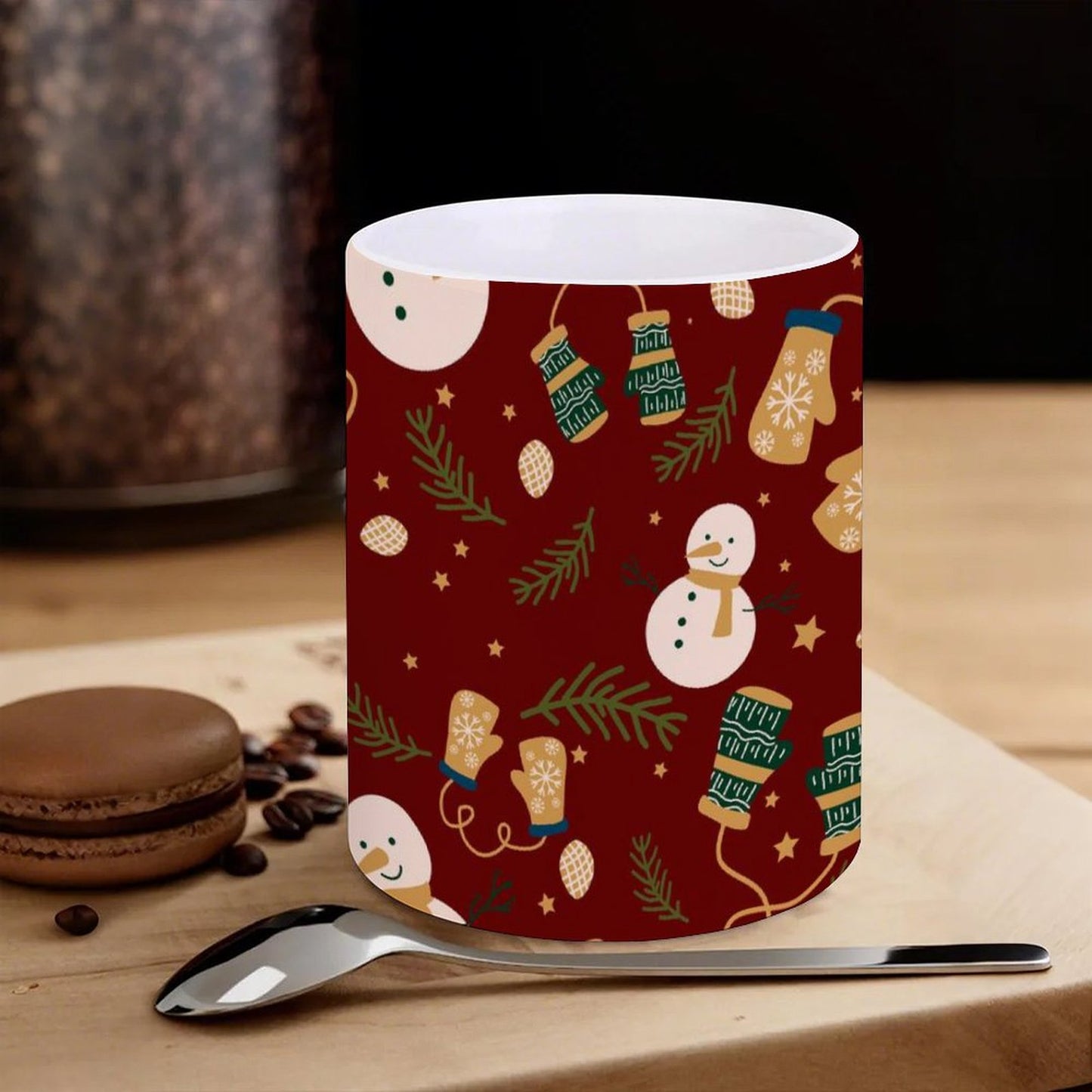 POD US Local White mug with full print, Christmas 0105