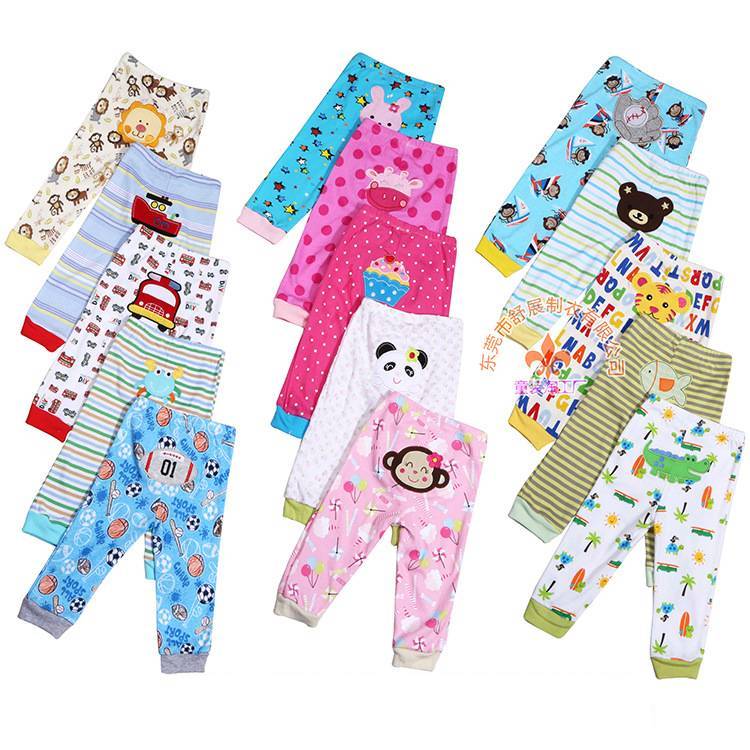 US Local Cartoon print children's leggings 5 pieces