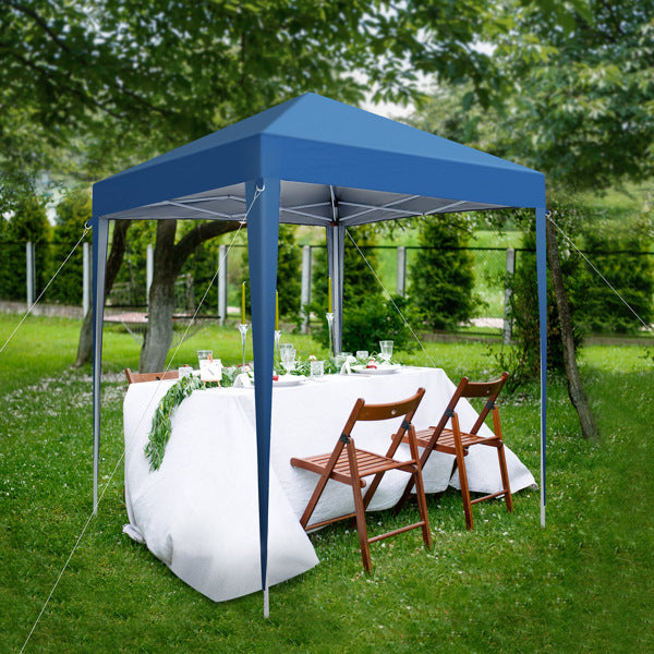 US Local Blue Non Enclosed Folding Shed