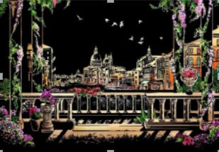 US Local Decorative painting scratch Scraping painting drawing paper world Sightseeing pictures decoration birthday gifts