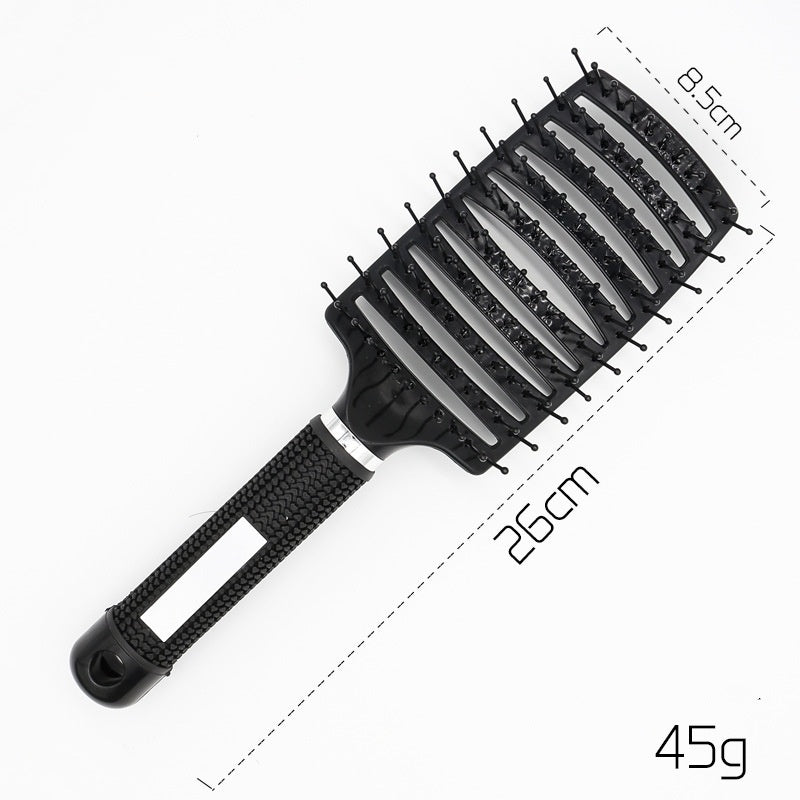 US Local Hairbrush Anti Klit Brushy Haarborstel Women Detangler Hair Brush Bristle Nylon Scalp Massage  Teaser Hair Brush Comb