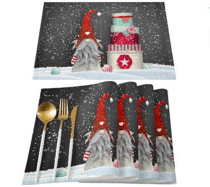 Christmas Placemat Non-slip Heatproof Placemat