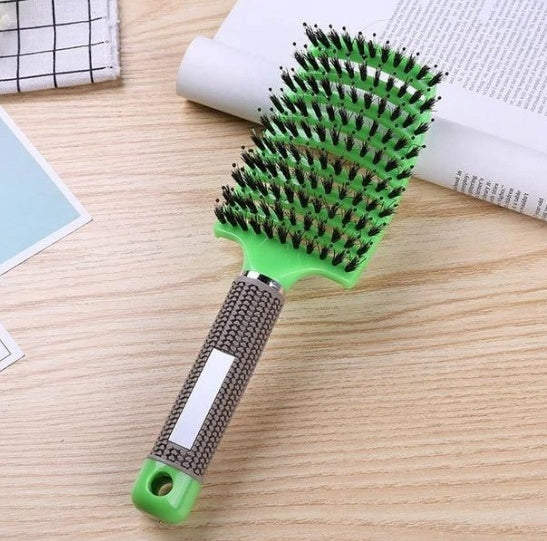 US Local Hairbrush Anti Klit Brushy Haarborstel Women Detangler Hair Brush Bristle Nylon Scalp Massage  Teaser Hair Brush Comb