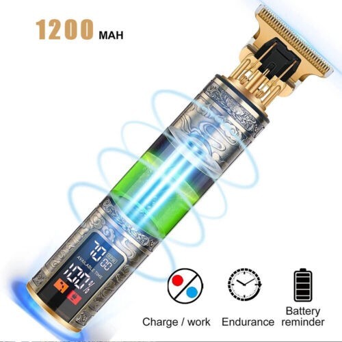 UK Local Beard Trimmer Hair Clippers Cordless Rechargeable Hair Cutting Barber Shaving Machine For Men USB Charging