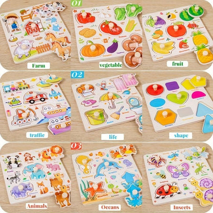 US Local Wooden 3D Puzzle DIY Assembly Improves Hands-on Ability, Good Parent-child Interaction, A Great Sense Of Accomplishment After Completion, Improves Concentration And Is Super Practical