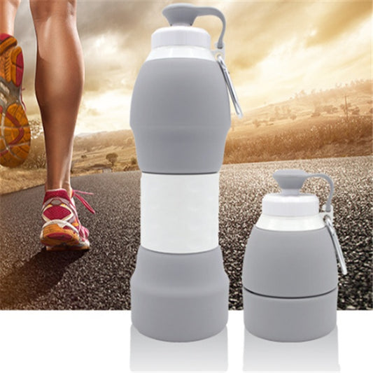 USA Local Silicone folding water bottle
