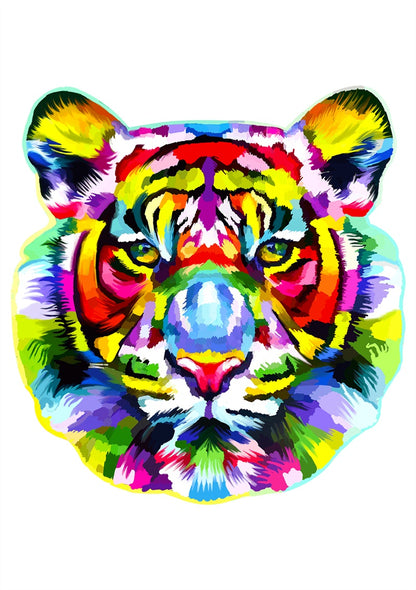 US Local Each Piece Is Animal Shaped Christmas Gift Colorful Elephant Turtle Wooden Jigsaw Puzzles