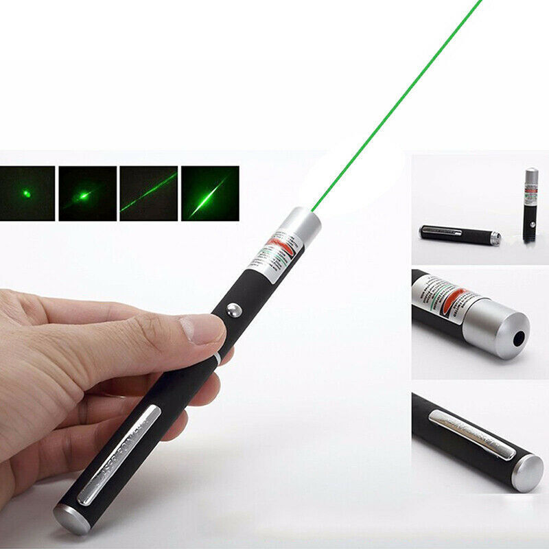 US Local Pet Toy Green Laser Pointer Pen Light Single Beam High Power Lazer Flashlight 900Miles 1mW 532nm Torch