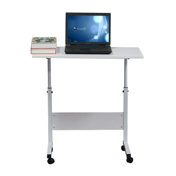 US Local Large Sized Movable Multi-purpose Computer Desk Cover In White