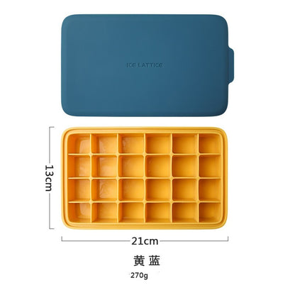 US Local Silicone 12 Cavity Hexagon 3D Ice Mold DIY Popsicle Mould Ice Cream Makers Storage Box