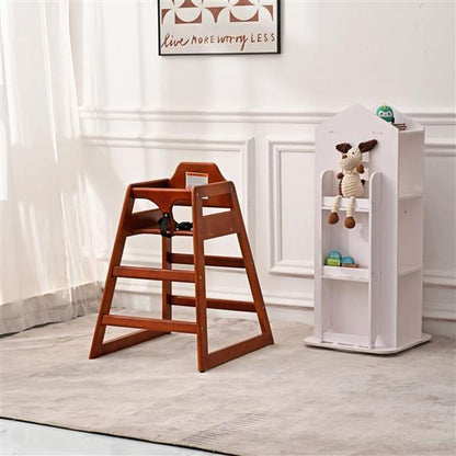US Local Wooden Double Solid Wood Feeding Baby Height Increasing Chair