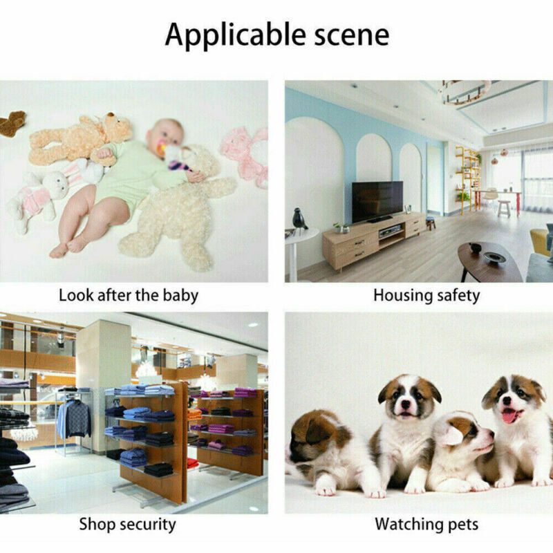 US Local CCTV Camera WiFi 1080P Wireless IR Indoor Outdoor Security Night Vision Home CAM