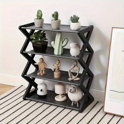 US Local 4-layer X Shoe Rack, Home Storage Supplies, High-quality Multi-layer Storage Rack, Shoe Rack At The Entrance Of The Living Room And Bedroom